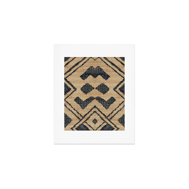 Traditional Moroccan Rug Design Art Print Gallery Image 1