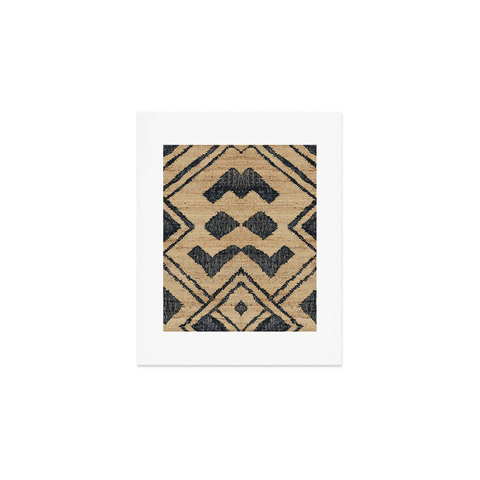 Traditional Moroccan Rug Design Art Print Gallery Image 1