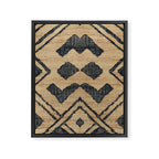 Traditional Moroccan Rug Design Framed Canvas Print Gallery Image 8
