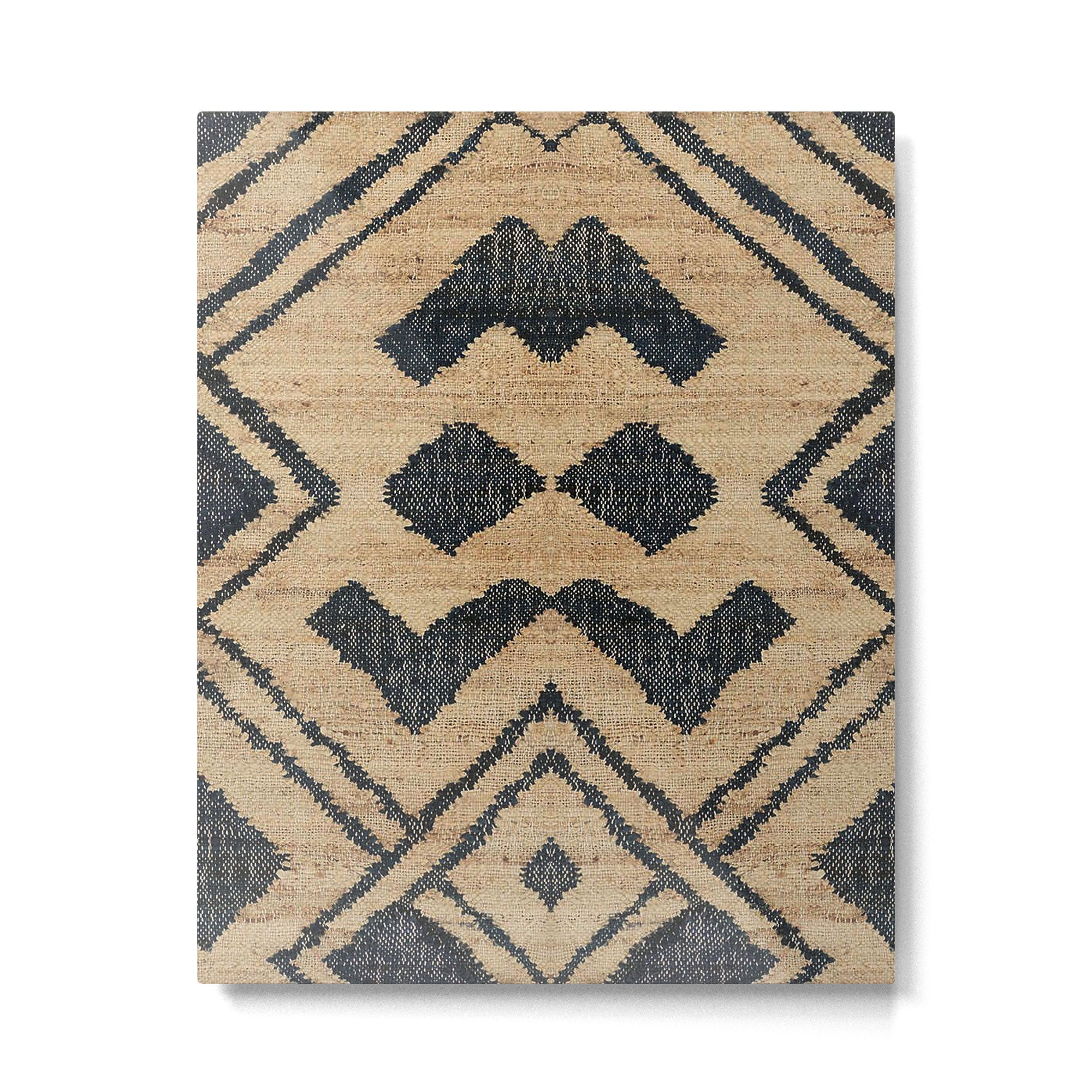 Traditional Moroccan Rug Design Metal Print Gallery Image 6