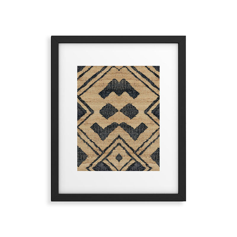 Traditional Moroccan Rug Design Framed Art Print Gallery Image 4