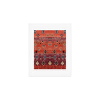 Traditional Oriental Moroccan Rug Design Art Print Gallery Image 1