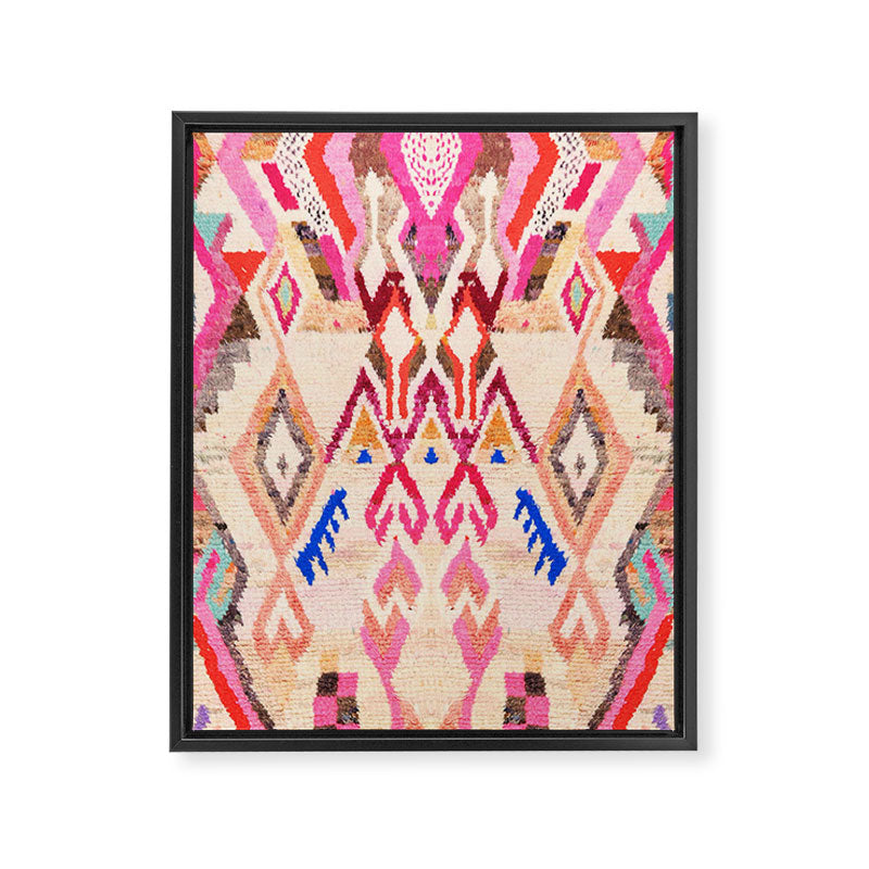 Traditional Vintage Moroccan Berber Design Framed Canvas Print Gallery Image 8