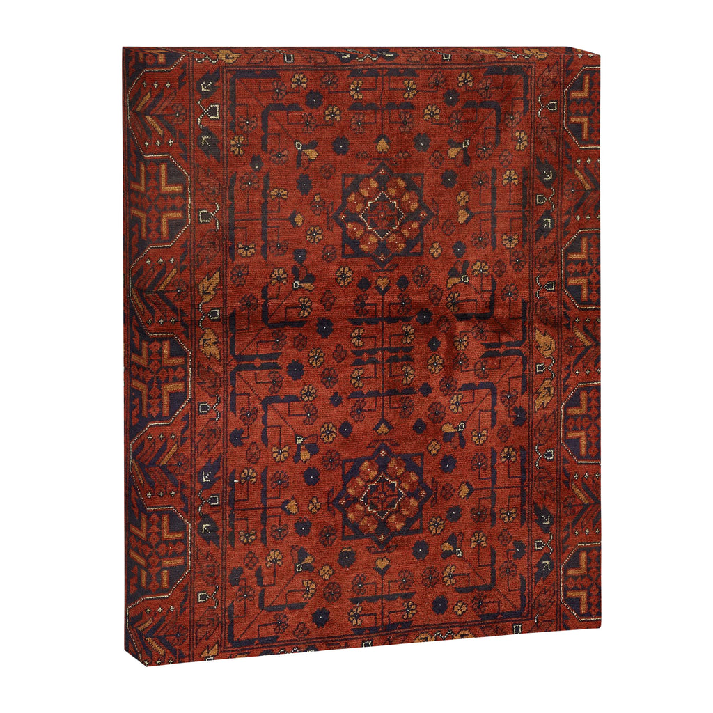 Traditional Vintage Moroccan Rug Design E13 Canvas Print Gallery Image 8