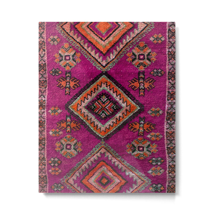 Vibrant Moroccan Geometric Pattern Metal Print Gallery Image 1