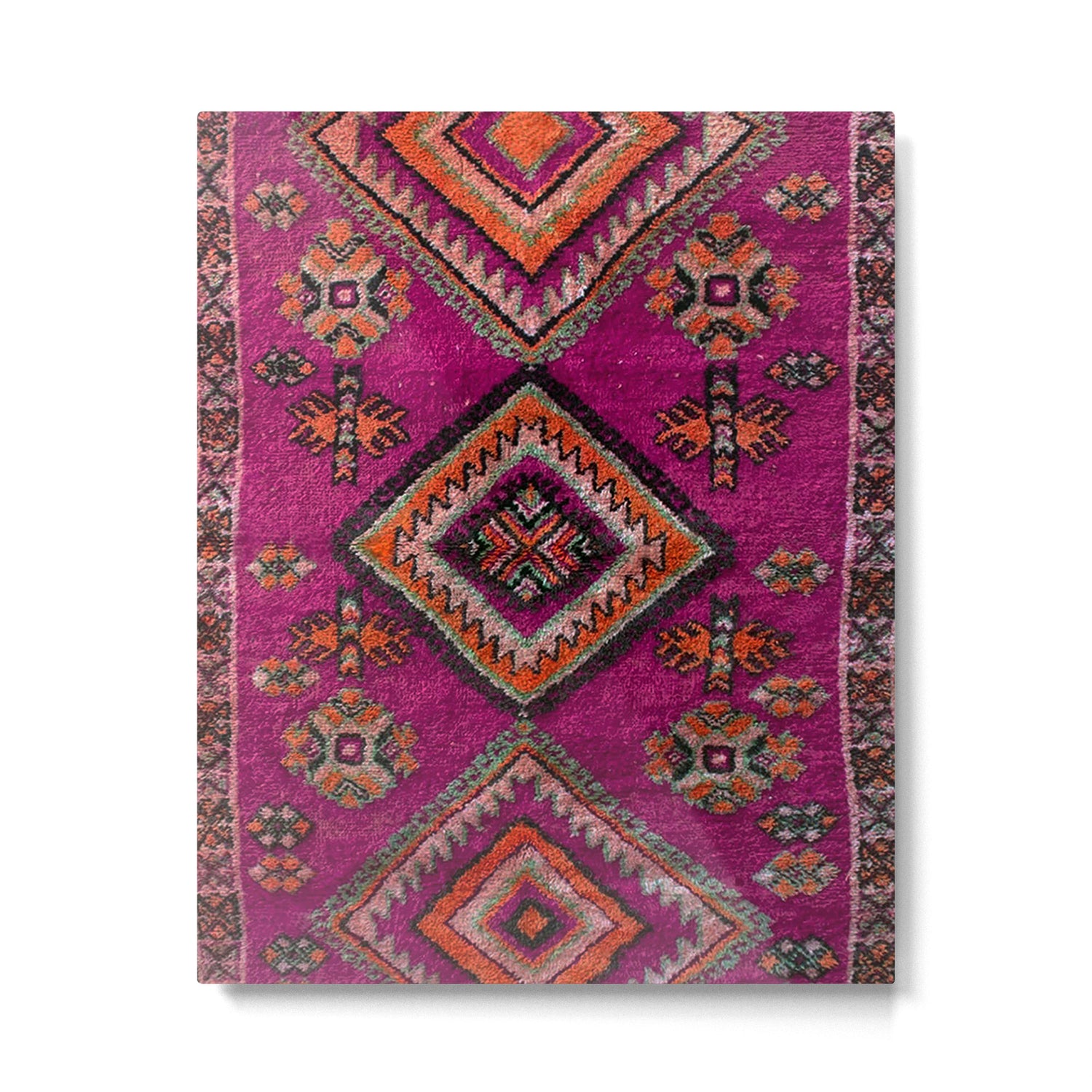 Vibrant Moroccan Geometric Pattern Metal Print Gallery Image 6