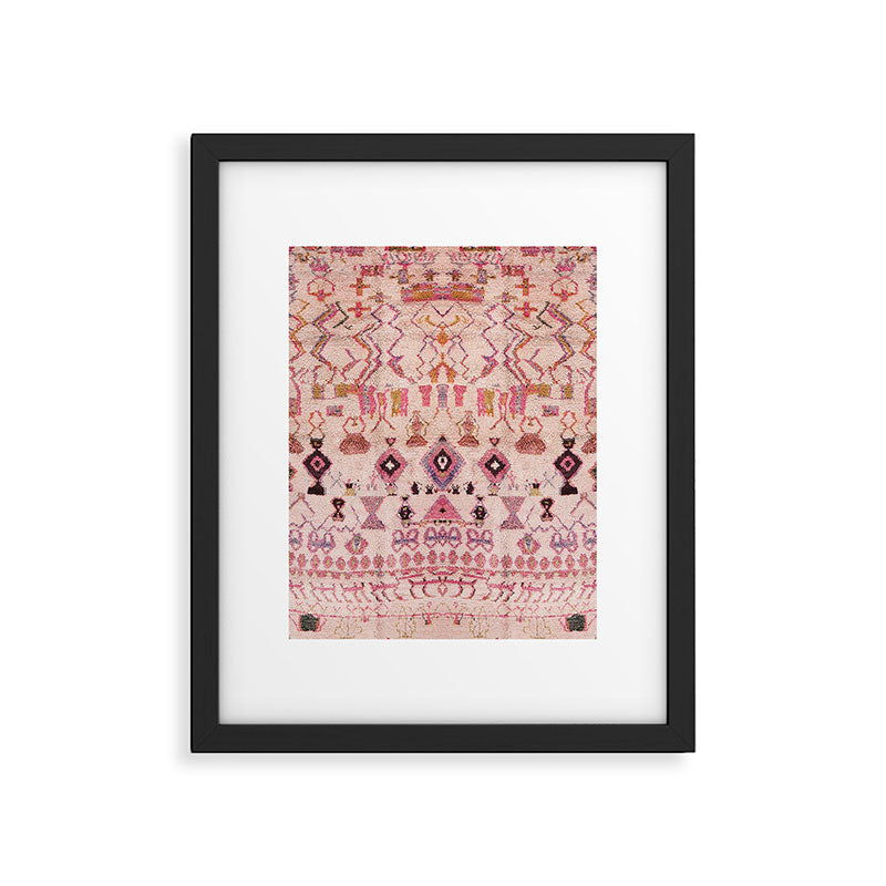 Vintage Moroccan Design Framed Art Print Gallery Image 6