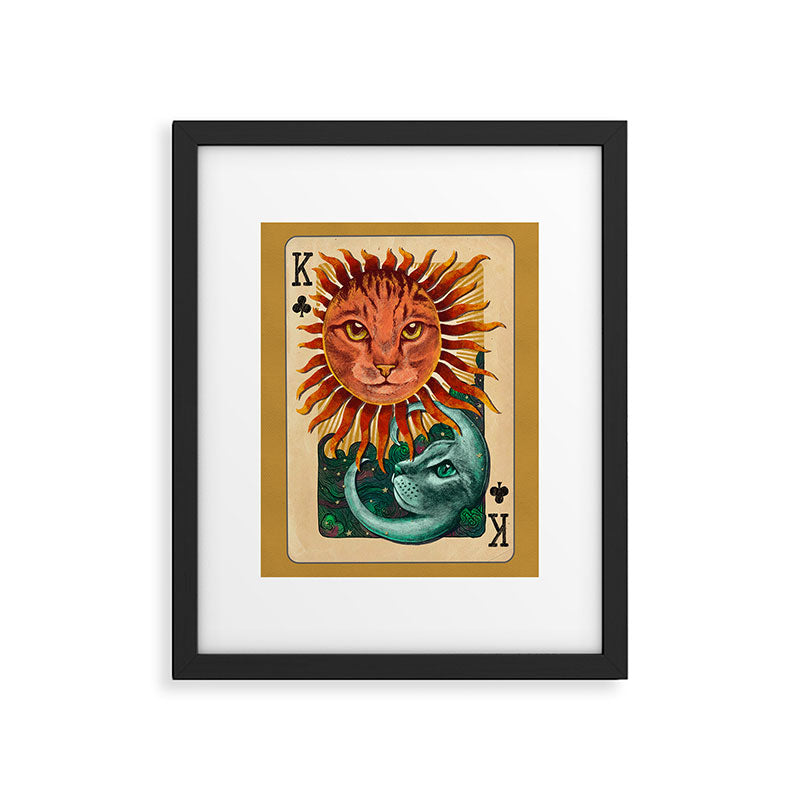 King of Clubs Framed Art Print Gallery Image 1
