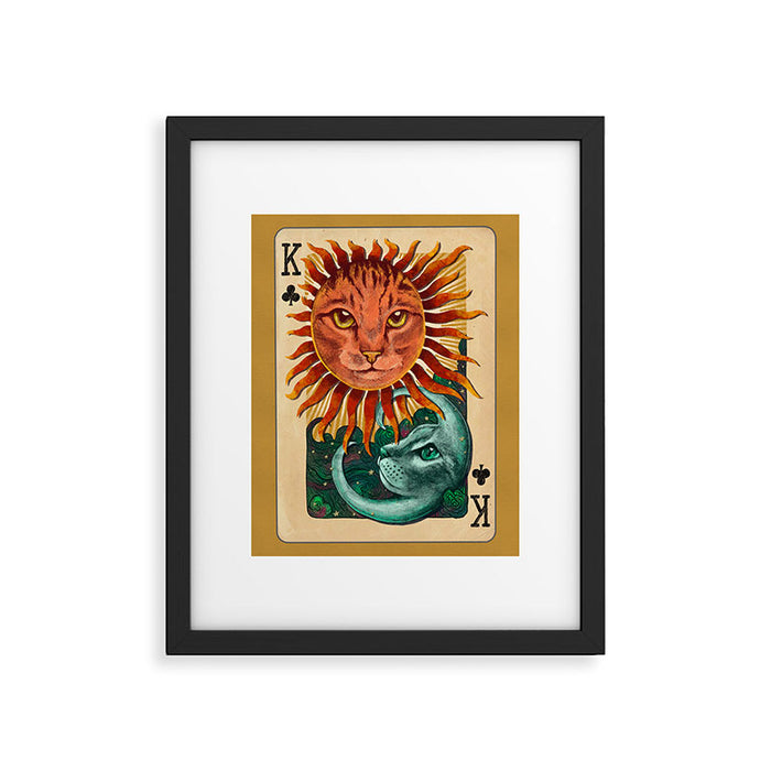 King of Clubs Framed Art Print Gallery Image 1