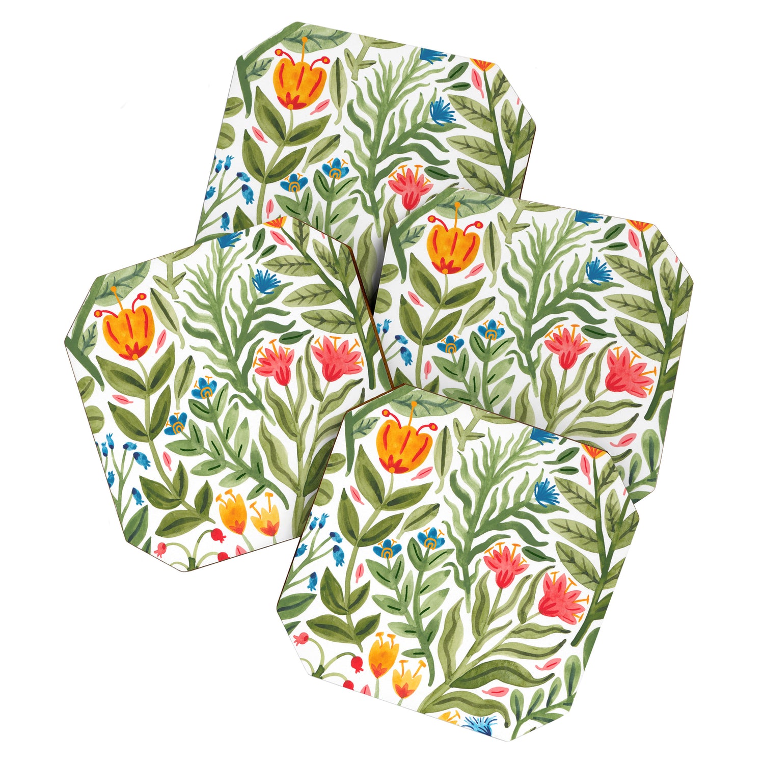 Blooming Flowers Coaster Gallery Image 1