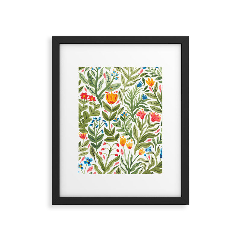 Blooming Flowers Framed Art Print Gallery Image 5
