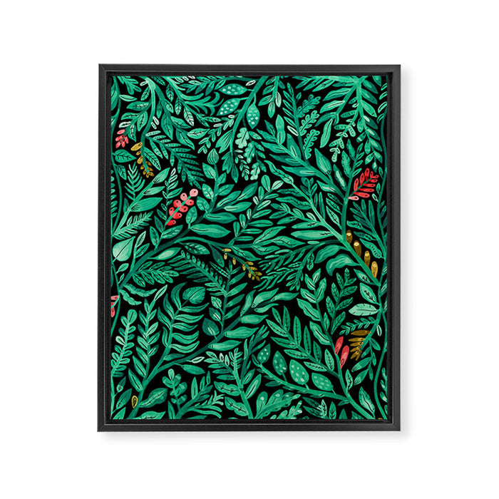 Dark Hedgerow Framed Canvas Print Gallery Image 1
