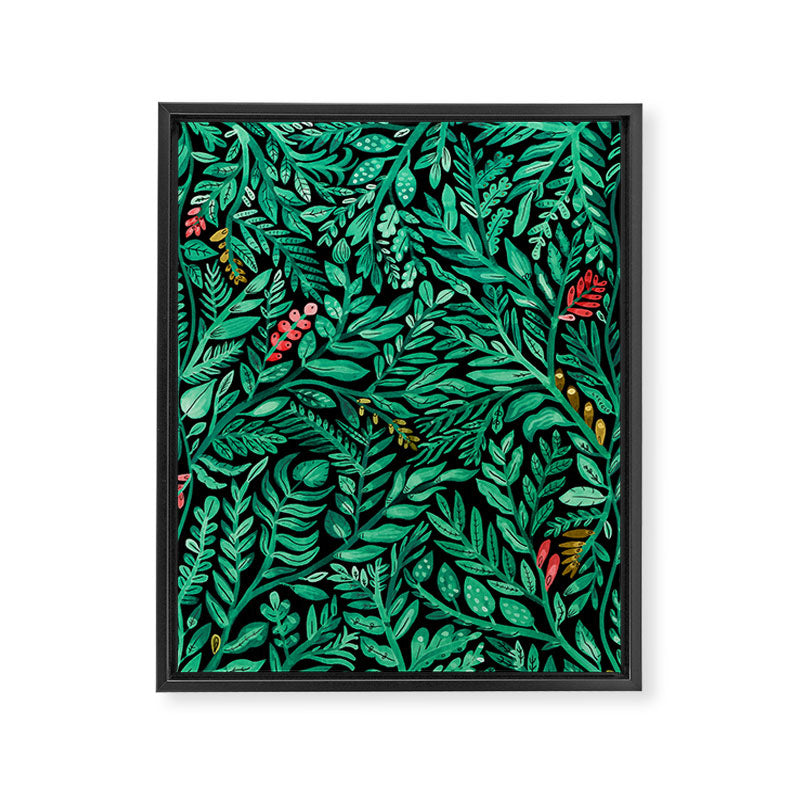 Dark Hedgerow Framed Canvas Print Gallery Image 6