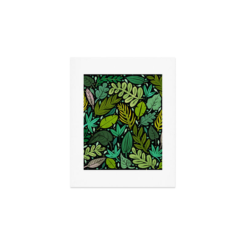 Green Scatter Art Print Gallery Image 1