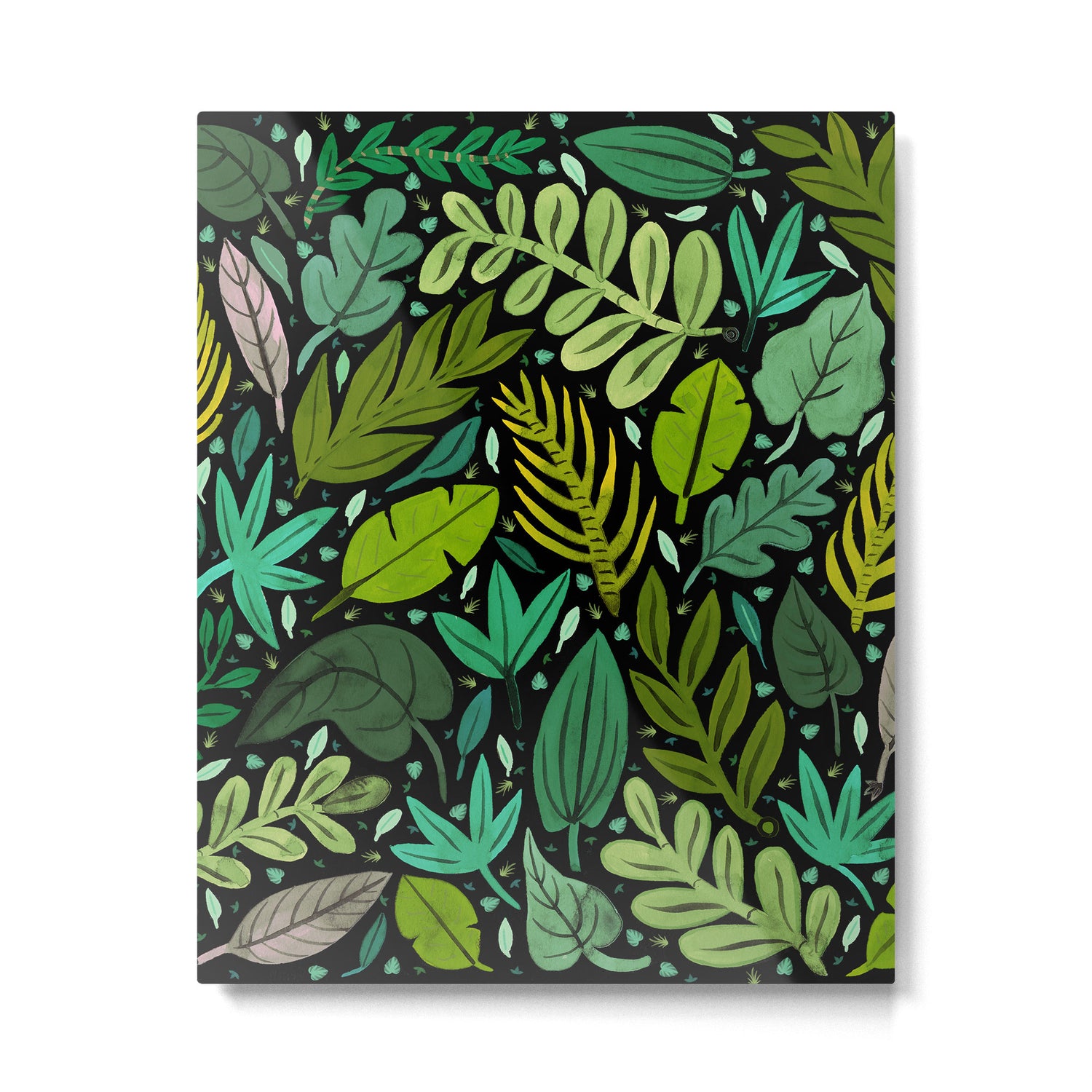 Green Scatter Metal Print Gallery Image 6