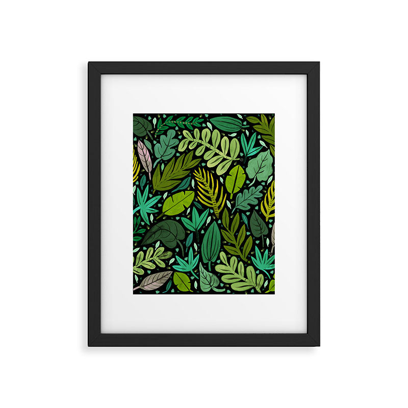 Green Scatter Framed Art Print Gallery Image 6
