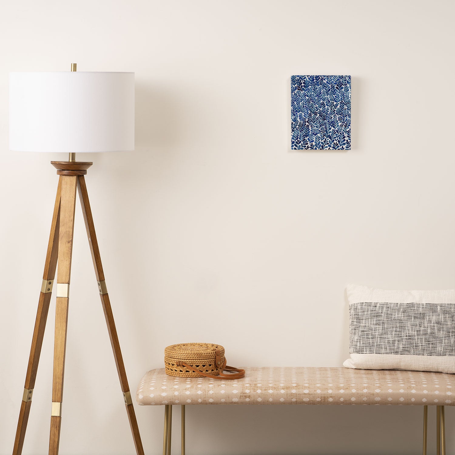 Indigo blues Canvas Print Gallery Image 2