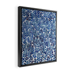 Indigo blues Framed Canvas Print Gallery Image 2