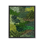 Leaf Cluster Framed Canvas Print Gallery Image 6
