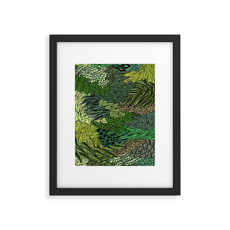 Leaf Cluster Framed Art Print