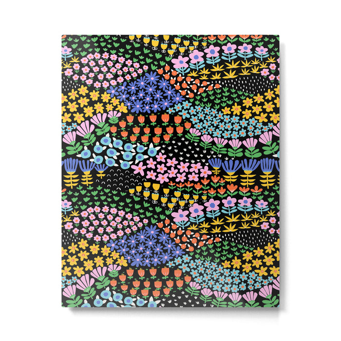 Abstract Flower Meadow Modern Contemporary Art Metal Print Gallery Image 1