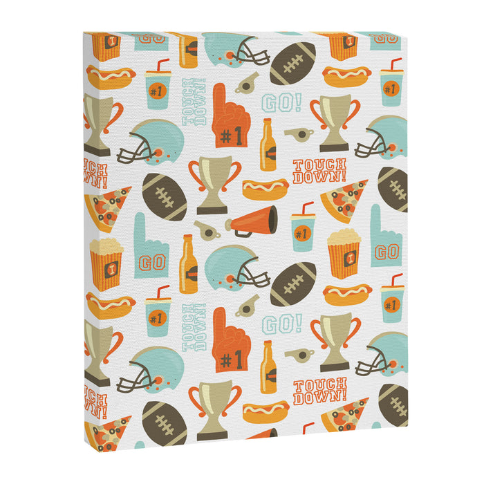 American Football Party Canvas Print Gallery Image 1