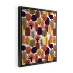 Autumn Trees Pattern Framed Canvas Print Gallery Image 2