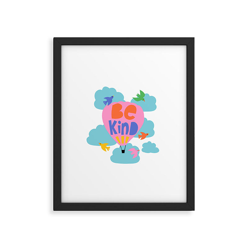Be Kind - Cute Lettering For Kids Framed Art Print Gallery Image 5