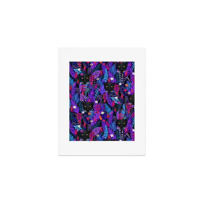 Black Panther Pattern #panther #blackpanther Art Print Gallery Image 1
