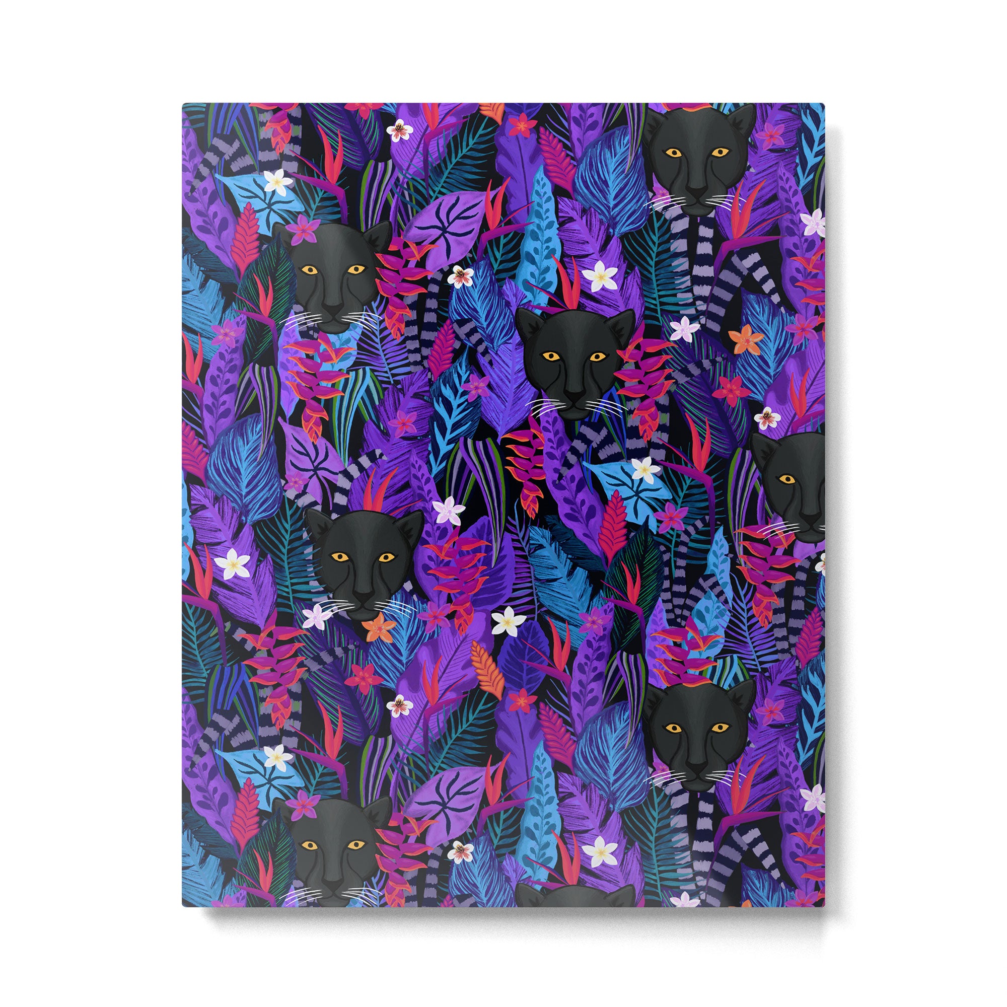 Black Panther Pattern #panther #blackpanther Metal Print Gallery Image 6