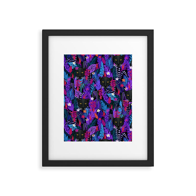 Black Panther Pattern #panther #blackpanther Framed Art Print Gallery Image 6