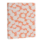 Blooming Abstract Cream and Orange Allium Flowers on Pastel Pink Canvas Print Gallery Image 6