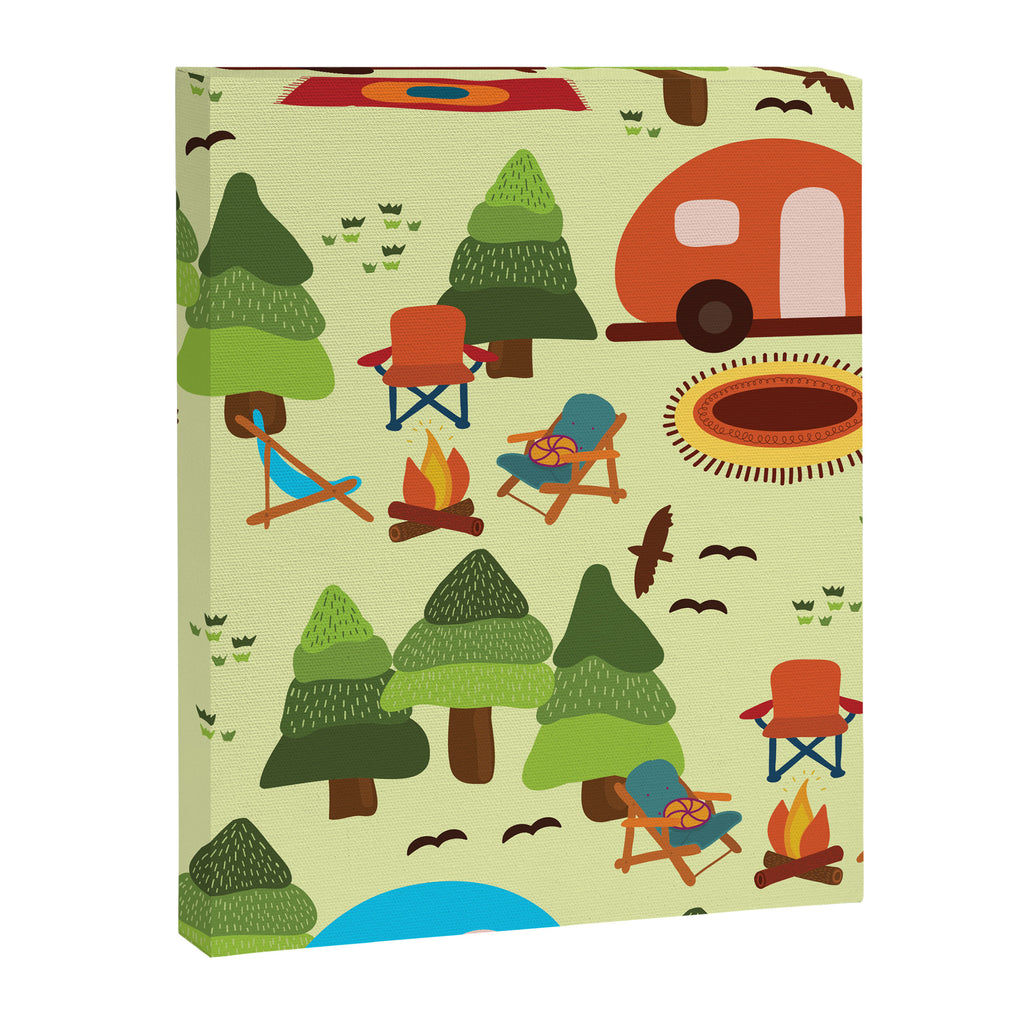 Caravan Campground Vacation Canvas Print Gallery Image 8