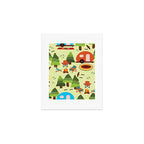 Caravan Campground Vacation Art Print Gallery Image 1