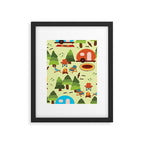 Caravan Campground Vacation Framed Art Print Gallery Image 6