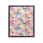 Cats Between Flowers Framed Canvas Print Gallery Image 8