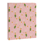 Champagne Bottles Pink Canvas Print Gallery Image 8