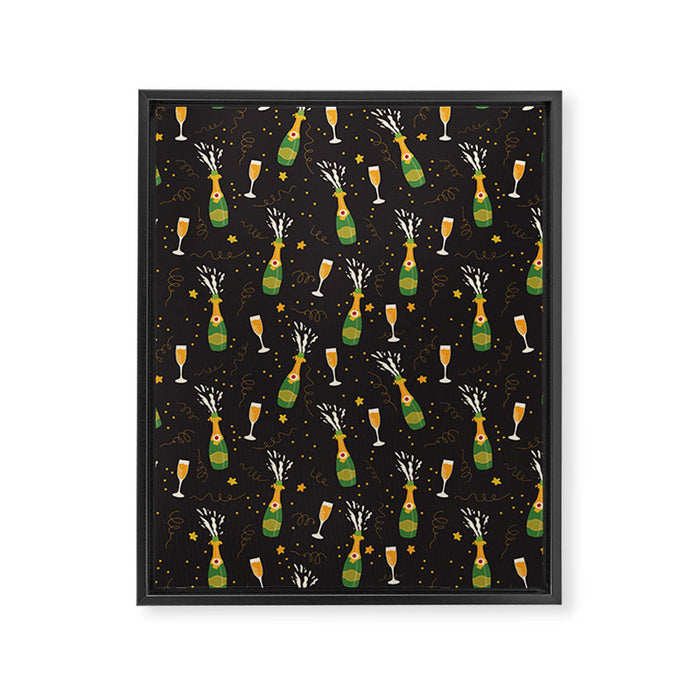 Champagne Party Framed Canvas Print Gallery Image 1