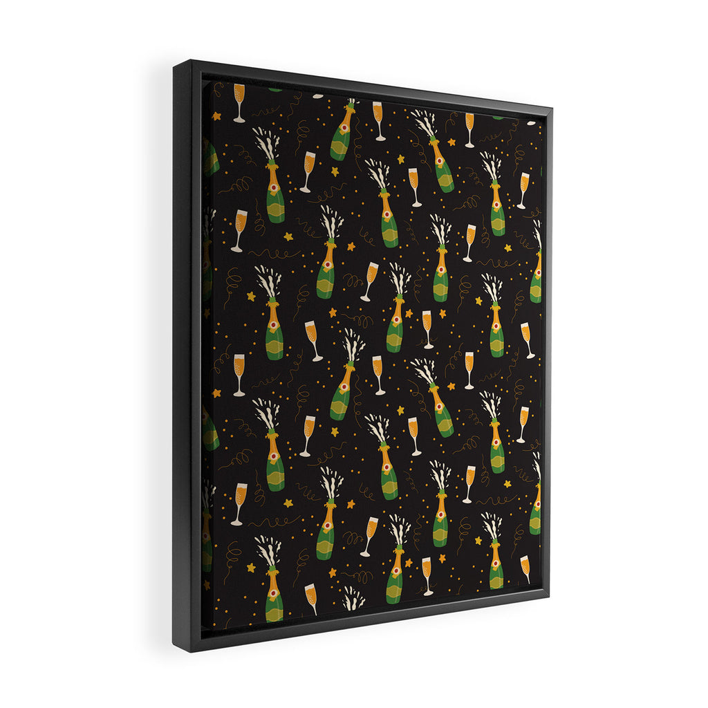 Champagne Party Framed Canvas Print Gallery Image 2
