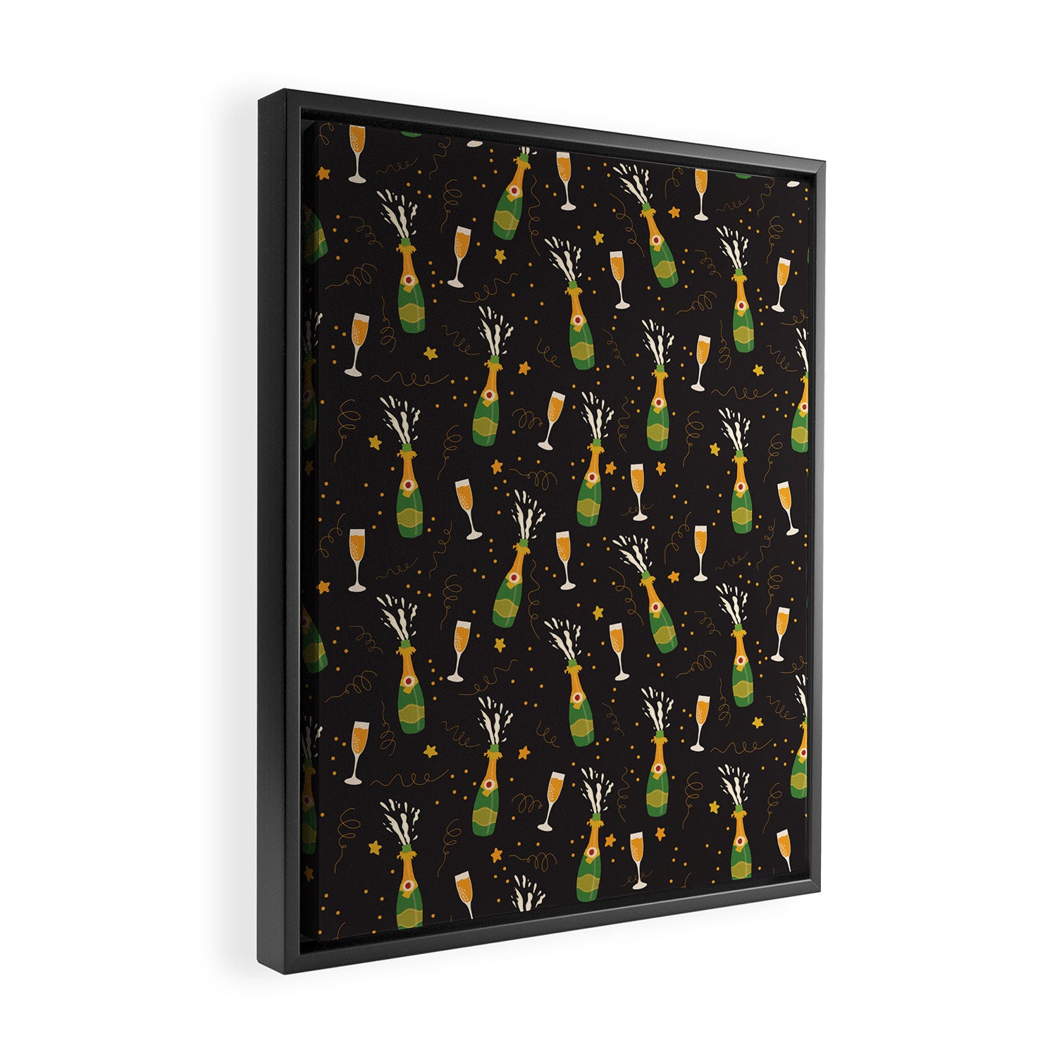 Champagne Party Framed Canvas Print Gallery Image 2
