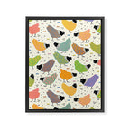 Chicken Farm Framed Canvas Print Gallery Image 8