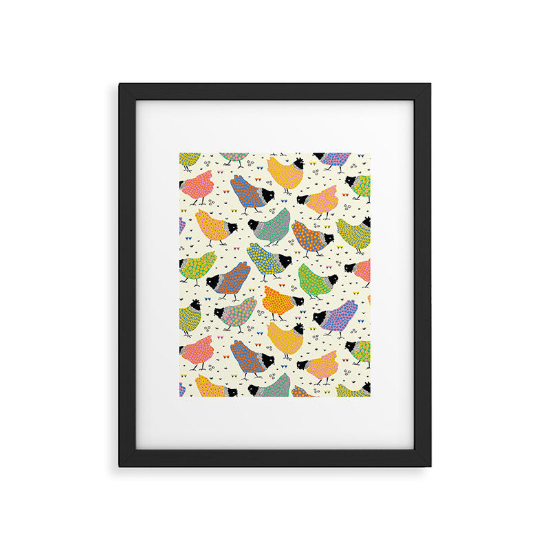 Chicken Farm Framed Art Print Gallery Image 6