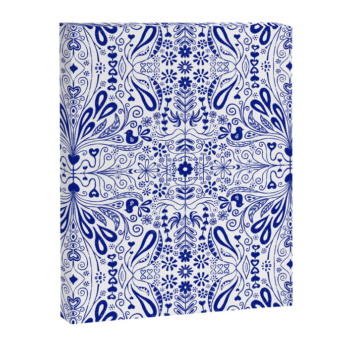 Chinoiserie Folk Seamless Pattern Canvas Print Gallery Image 1
