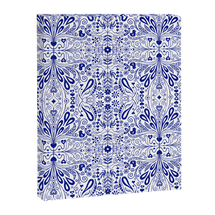 Chinoiserie Scandinavian Folk Art Canvas Print Gallery Image 1
