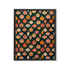 Christmas Baubles Vintage Framed Canvas Print Gallery Image 8