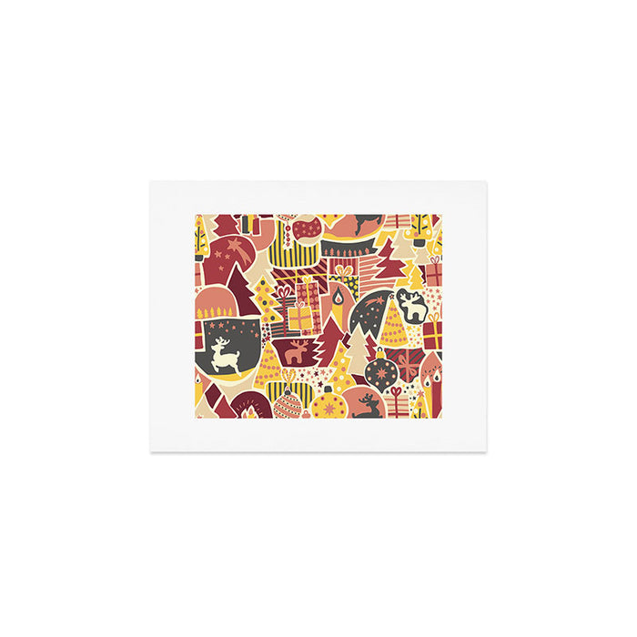 Christmas Holiday Collage Art Print Gallery Image 1
