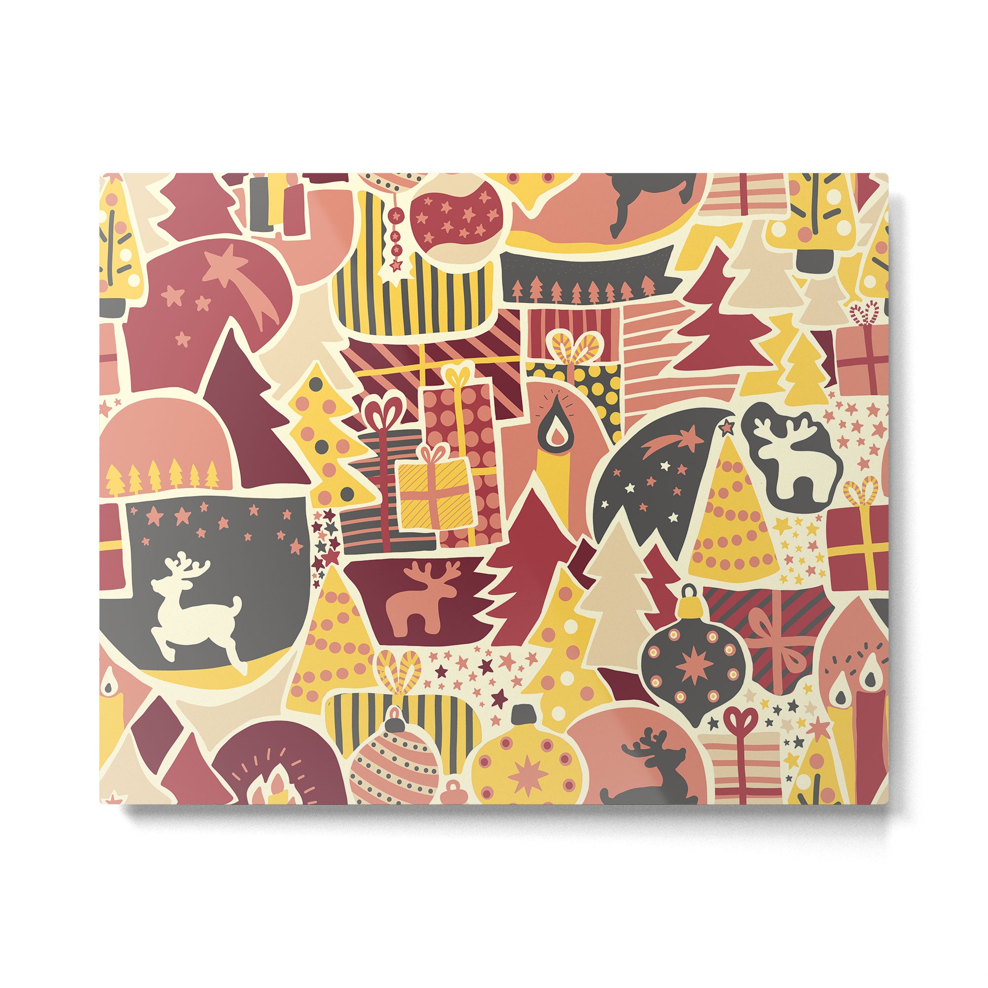 Christmas Holiday Collage Metal Print Gallery Image 6