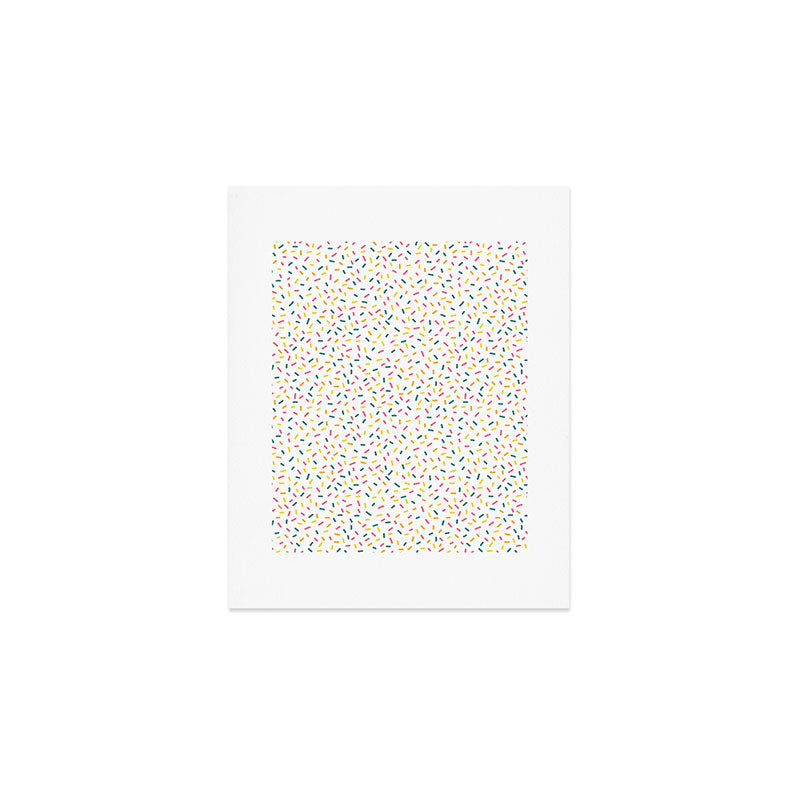 Colorful Party Sprinkles Art Print Gallery Image 1