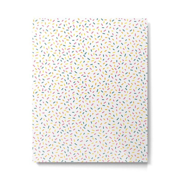 Colorful Party Sprinkles Metal Print Gallery Image 1