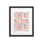 Cute Bunnies Pink Framed Art Print Gallery Image 6